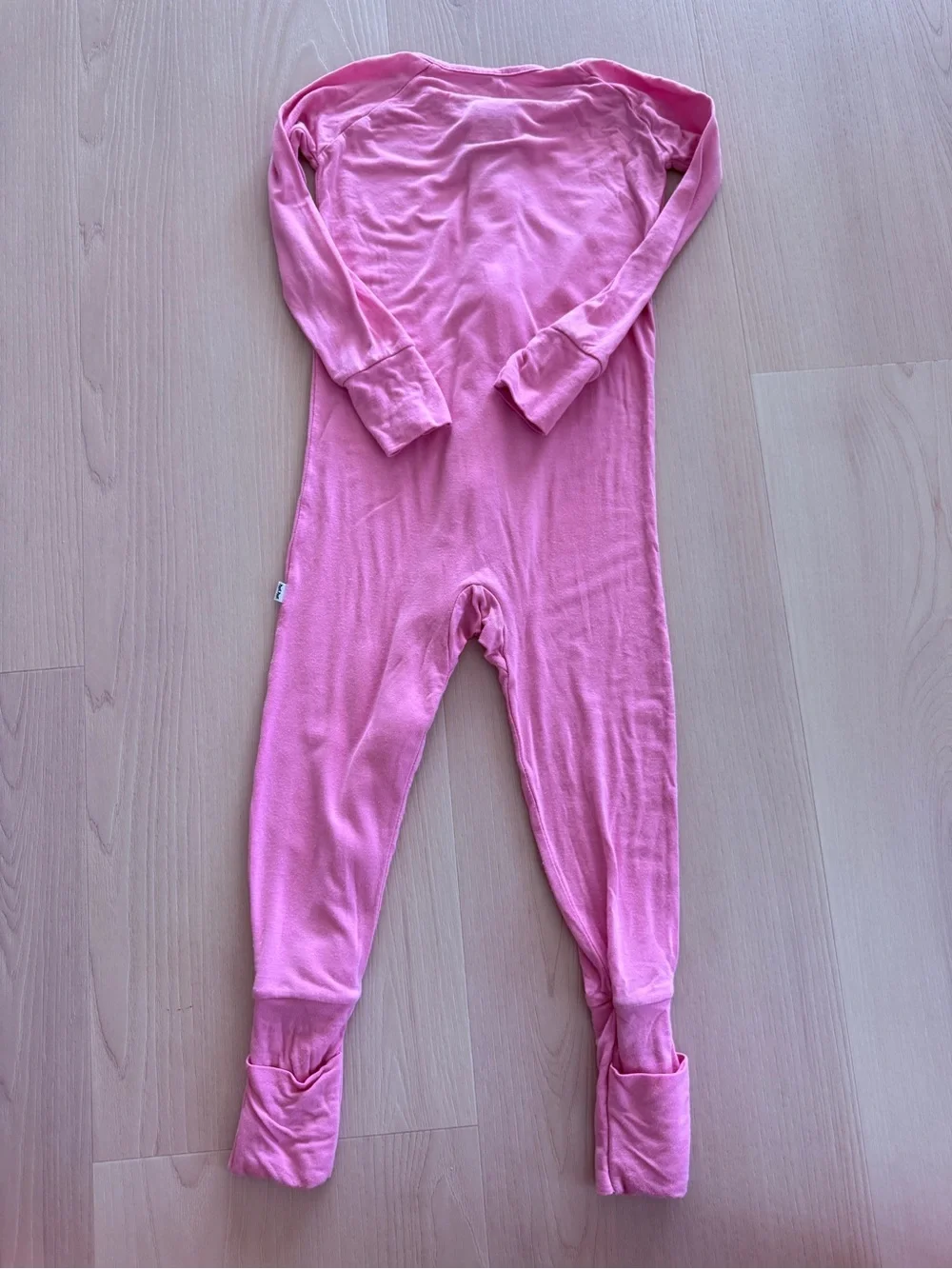 Little Sleepies Bamboo Pink Zippered Footie One-Piece